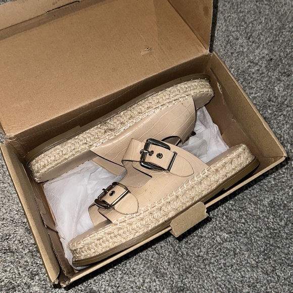 Casual Tan Espadrille Platform Sandal - Picture 5 of 5